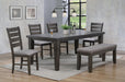Crown Mark Bardstown Bench in Gray - Olympia Furniture (Saint George, Utah)