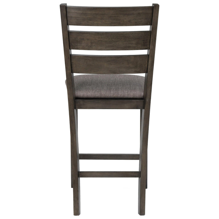 Crown Mark Bardstown Counter Height Chair (Set of 2) in Gray 2752GY-S-24 - Olympia Furniture (Saint George, Utah)