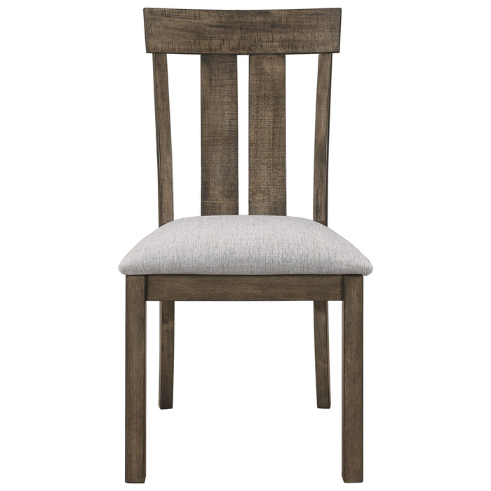 Crown Mark Quincy Side Chair (Set of 2) in Light Brown 2131S - Olympia Furniture (Saint George, Utah)