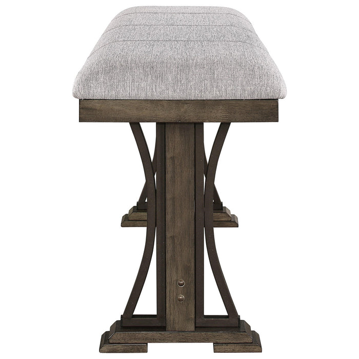 Crown Mark Quincy Counter Height Bench in Light Brown 2831-BENCH - Olympia Furniture (Saint George, Utah)