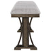 Crown Mark Quincy Counter Height Bench in Light Brown 2831-BENCH - Olympia Furniture (Saint George, Utah)