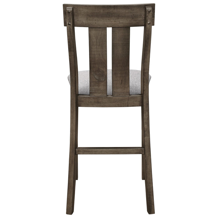 Crown Mark Quincy Counter Height Chair (Set of 2) in Light Brown 2831S-24 - Olympia Furniture (Saint George, Utah)