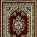 SHINTA Burgundy 5' X 8' Area Rug - Olympia Furniture (Saint George, Utah)