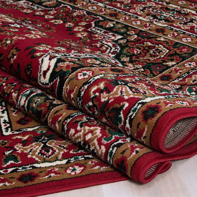SHINTA Red 5' X 8' Area Rug - Olympia Furniture (Saint George, Utah)