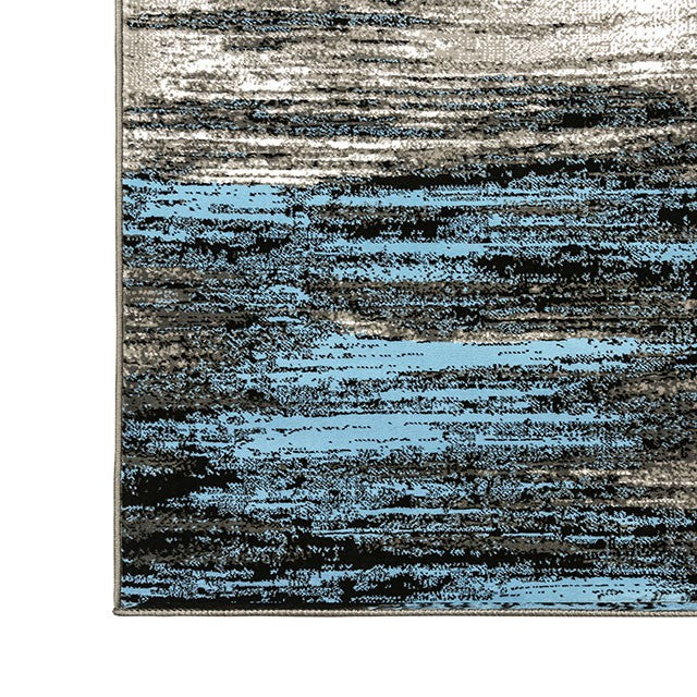 Sivas Gray/Blue 5' X 8' Area Rug - Olympia Furniture (Saint George, Utah)