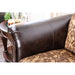 Quirino Tan/Dark Brown Love Seat - Olympia Furniture (Saint George, Utah)