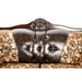 Quirino Tan/Dark Brown Love Seat - Olympia Furniture (Saint George, Utah)