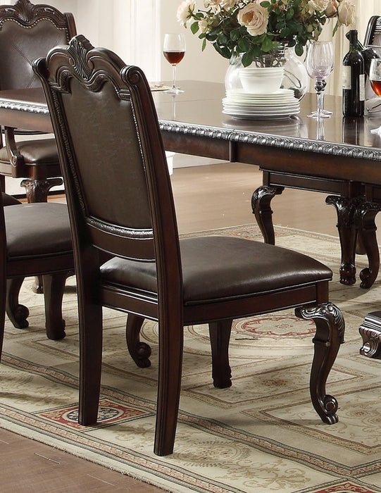Crown Mark Kiera Dining Side Chair in Rich Brown (Set of 2) 2150S - Olympia Furniture (Saint George, Utah)